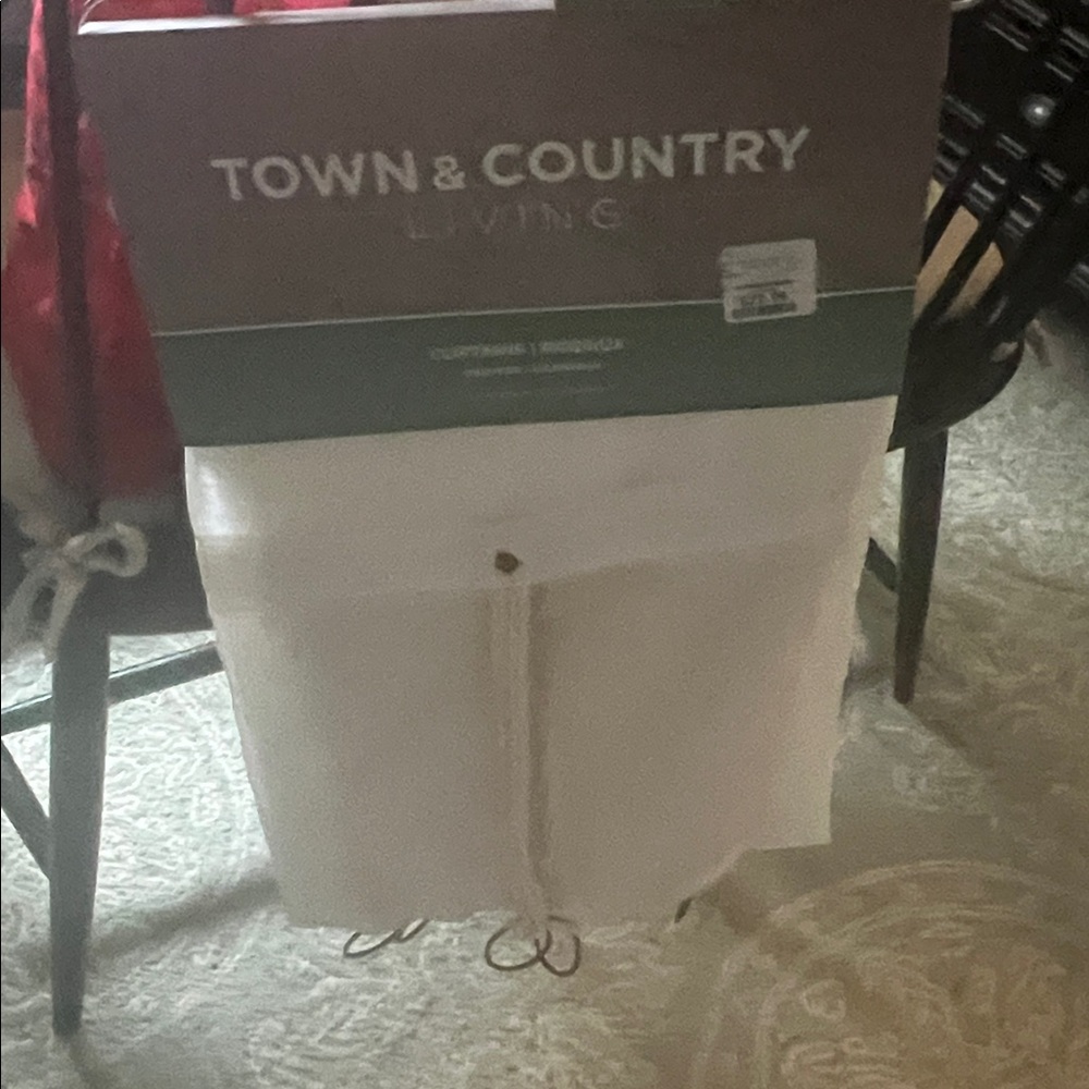 Town & Country Living White Curtains (2)